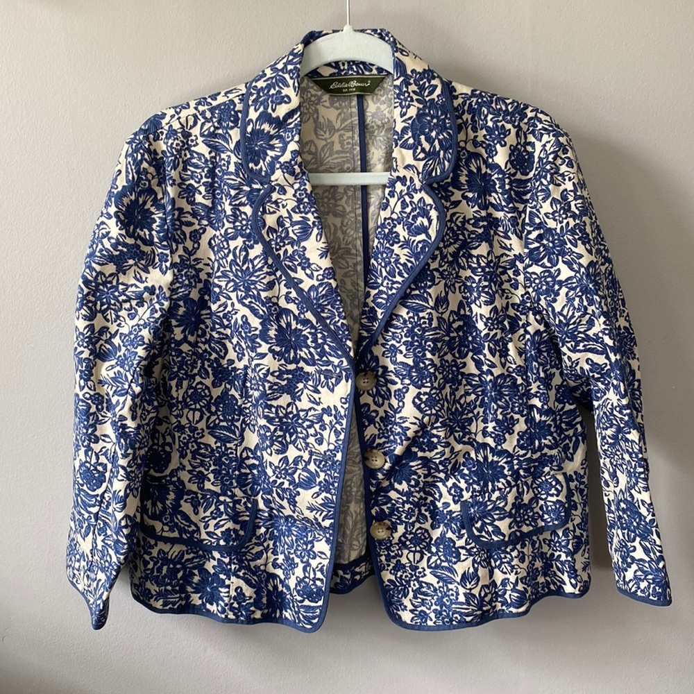 Floral blazer